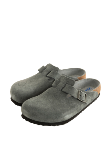 Sandales - nu-pieds birkenstock boston sfb leve regular basalt gray tonal fb