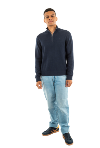 Sweat tommy jeans slm ess light c1g dark night navy