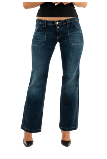 Jeans Le Temps Des Cerises flare 3001 blue