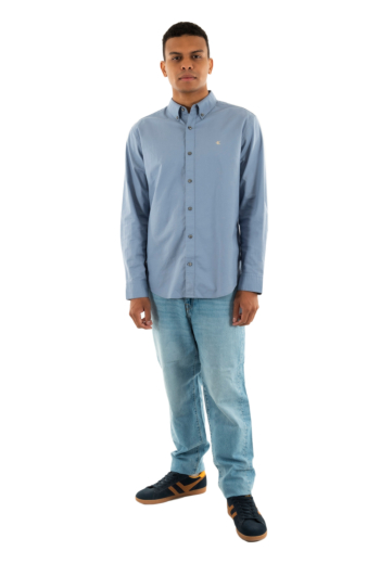 Chemise calvin klein jeans solid oxford clas tmp tempest