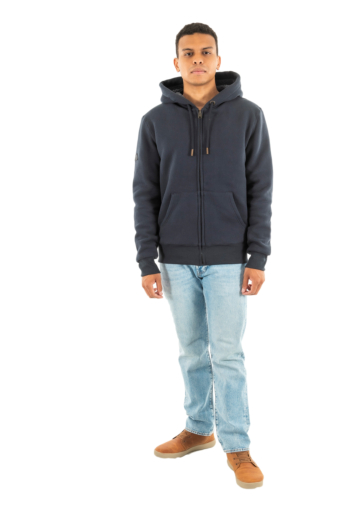 Sweat superdry borg lined 98t eclipse navy
