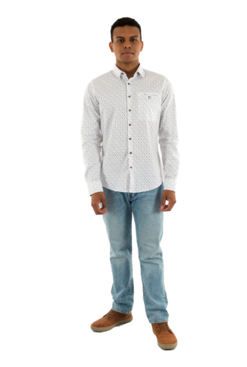 Chemise Benson & Cherry lamonte blanc-choco