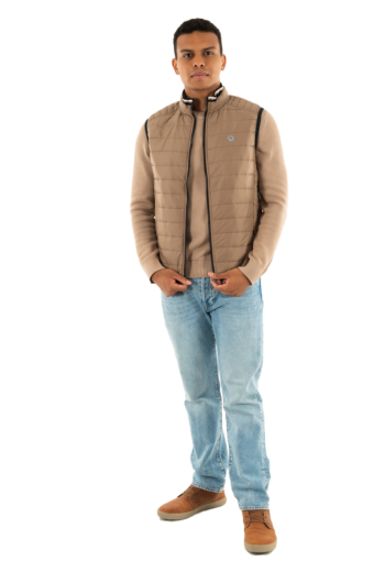 Gilets ss manche Benson & Cherry stallone beige