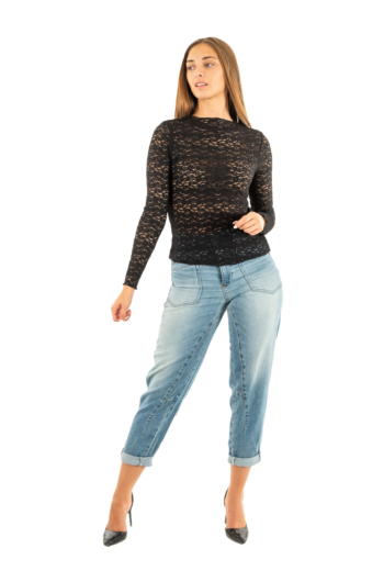 Tee shirt manches longues grace & mila shady noir