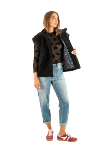 Gilets sans manche freeman t. porter vatika fur p101-f 12 black