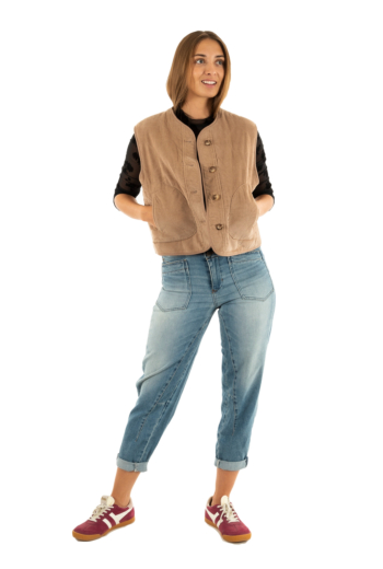 Gilets sans manche grace & mila seth greige