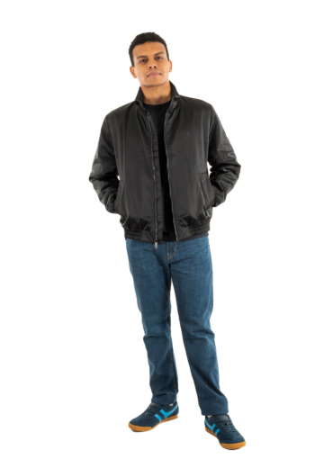 Blousons et vestes calvin klein jeans padded harrington ub1 black