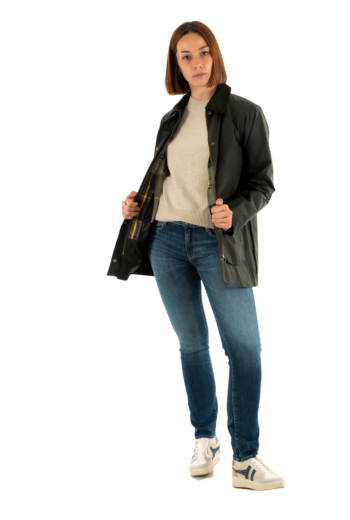 Blousons et vestes barbour tain wax sg51 sage/ancient