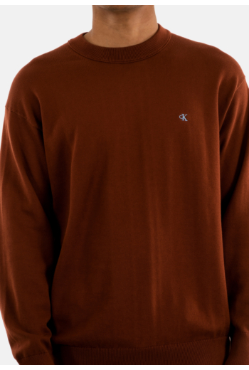 Sweat calvin klein jeans crewnk xwi cherry mahogany