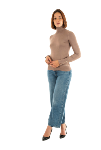Pull hiver guess jeans paule tn g1k8 silk taupe