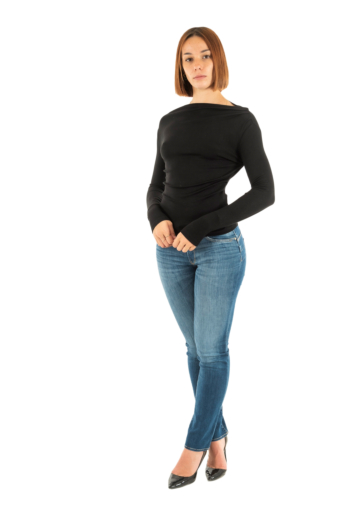 Tee shirt manches longues grace & mila sioux noir