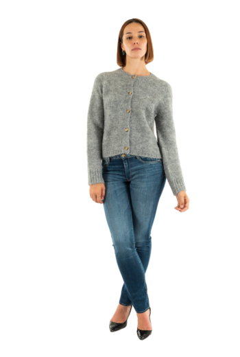 Gilets cardigans grace & mila salma gris