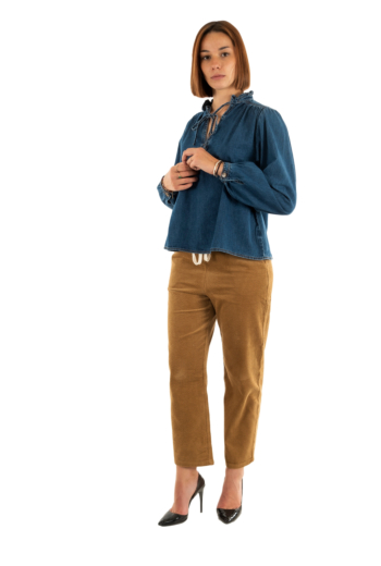 Tee shirt manches longues grace & mila salsa medium blue