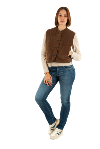 Gilets sans manche grace & mila seth chocolat