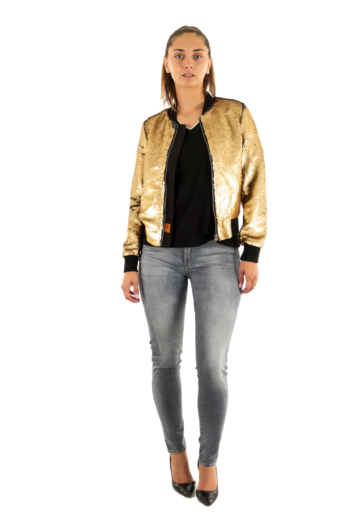 Blousons et vestes bombers original glitter gold