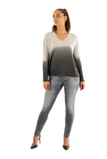 Pull hiver freeman t. porter phara deep dye dye 1011 greymelange
