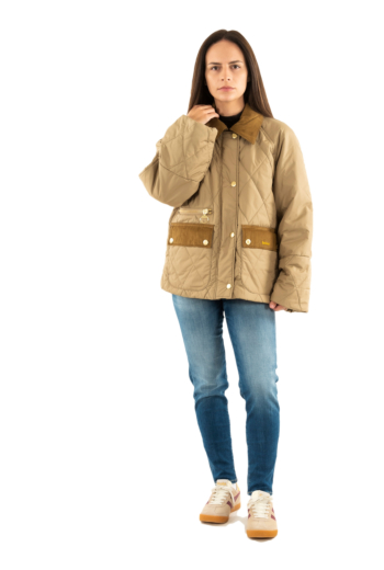 Blousons et vestes barbour martha be31 military brown/ancient ta
