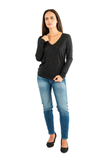 Tee shirt manches longues sun valley pracer 9999 noir