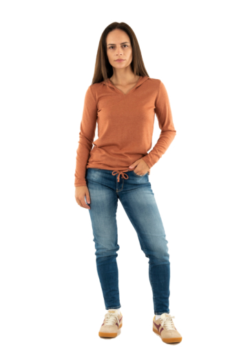 Pull hiver sun valley didos 8041 terracota