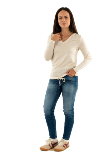 Pull hiver sun valley didos 1050 beige clair