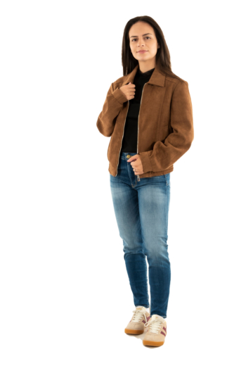 Blousons et vestes morgan 252-gpokel tabac