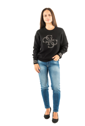 Sweat guess jeans sylvie jblk jet black a996