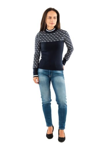 Sweat guess jeans mock neck aubrey fbdi 4g blue and cream