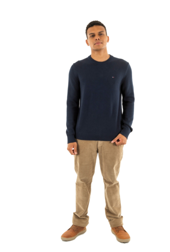 Sweat tommy jeans slim ess c1g dark night navy