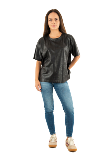 Tee shirt Le Temps Des Cerises biber 0001 black