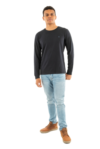 Tee shirt manches longues Benson & Cherry twistlg marine
