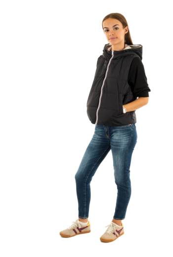 Gilets sans manche only fry reversible black light gold