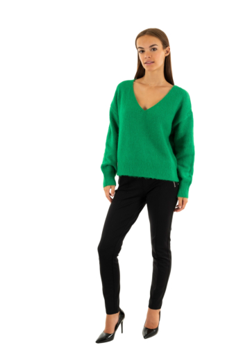 Pull hiver only maggie medium green melange