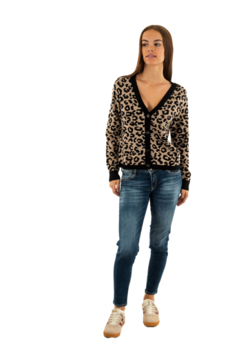 Gilets cardigans only leo black w. trennch coat melange