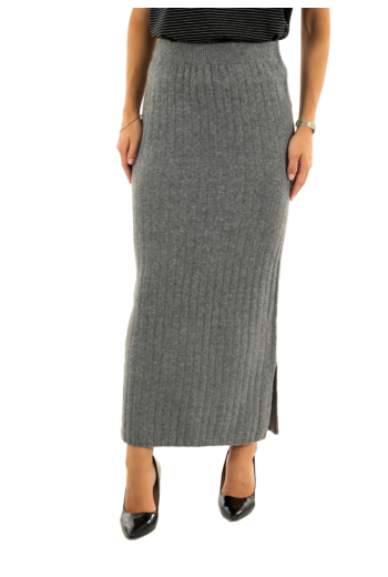 Jupe only jeanett medium grey melange