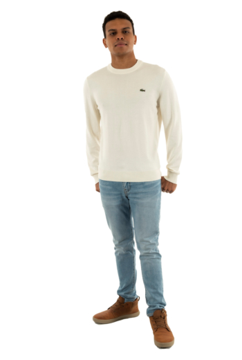 Pull leger lacoste ah1985 70v farine