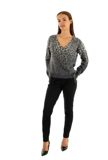 Pull leger freeman t. porter parina deep dye leo wo55-l f671 medium grey