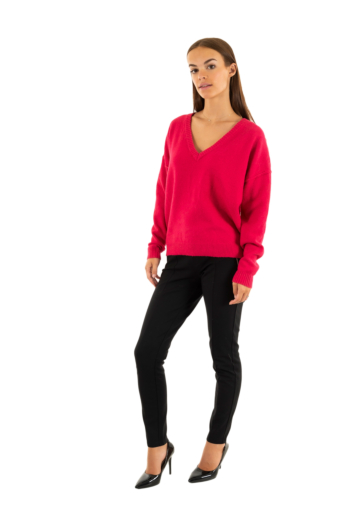 Pull hiver Le Temps Des Cerises winona 5011 fuschia