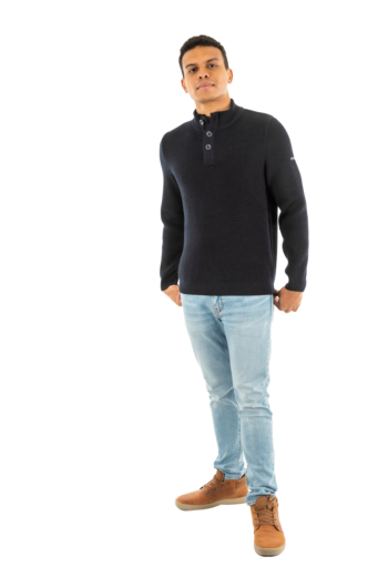 Pull hiver saint james bourboule navy