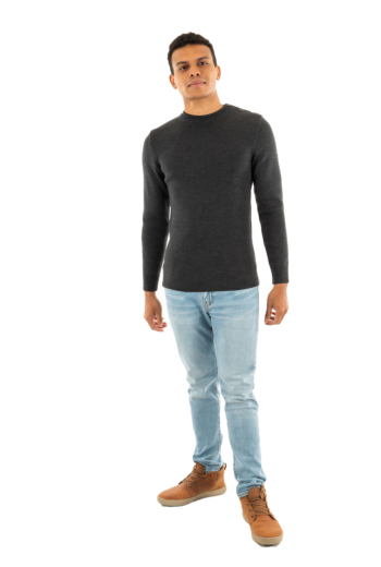 Pull hiver saint james rochefort 1 u anthracite