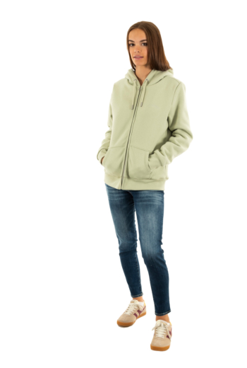 Sweat superdry borg lined n4x dusty sage