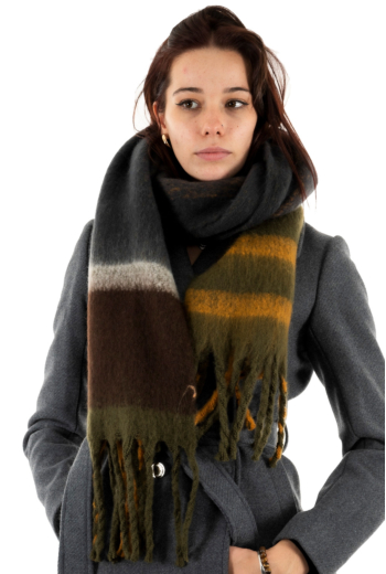 Echarpe barbour isla tartan boucle scarf tn11 classic