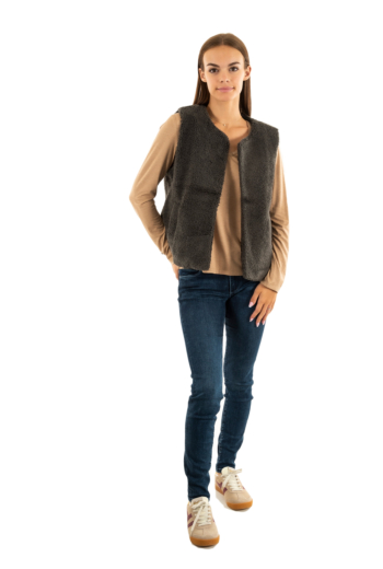 Gilets sans manche grace & mila sinatra anthracite