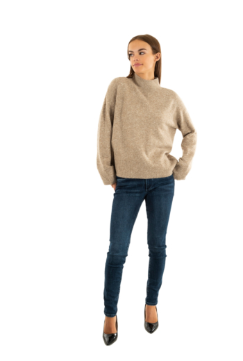 Pull hiver grace & mila salty greige