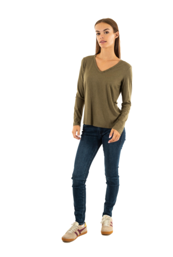 Tee shirt manches longues freeman t. porter torina icon ry64 f869 ivy green