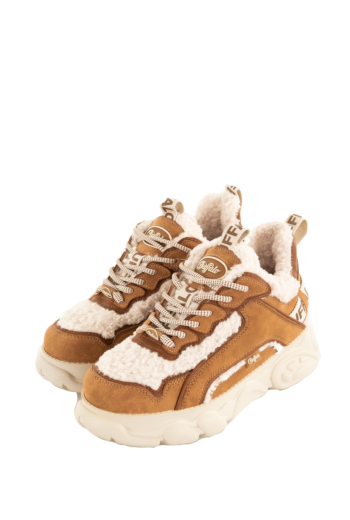Baskets montantes buffalo cld chai warm 168 beige/brown
