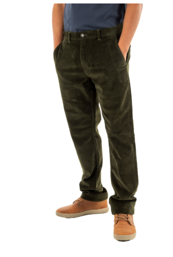 Pantalons barbour stretch cord tailored gn91 forest