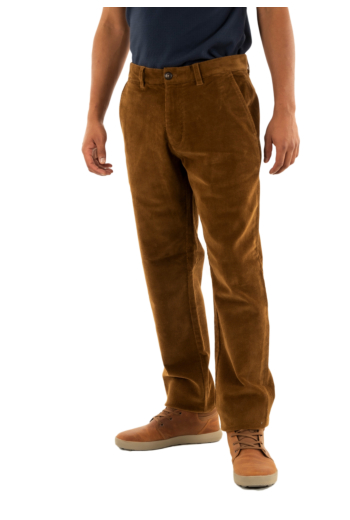 Pantalons barbour stretch cord tailored ye74 dark honey