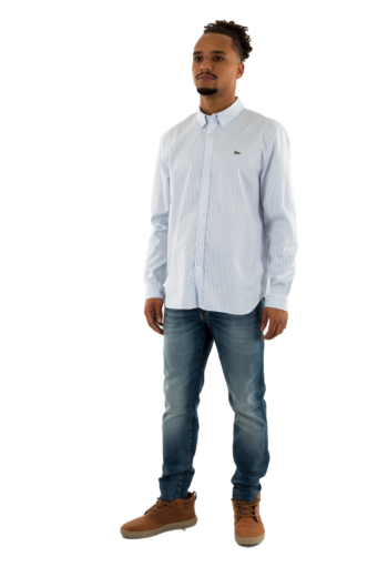 Chemise lacoste ch5084 f6z blanc/panorama