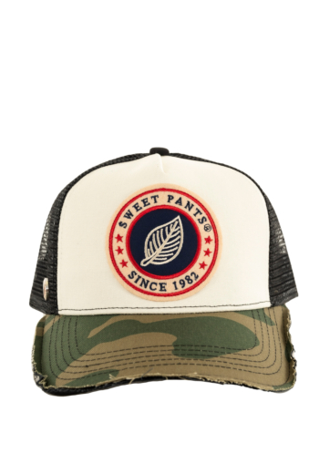 Casquettes sweet pants home run print camou/off white