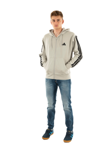 Sweat adidas sportswear m 3s fl fz hd grimet/noir